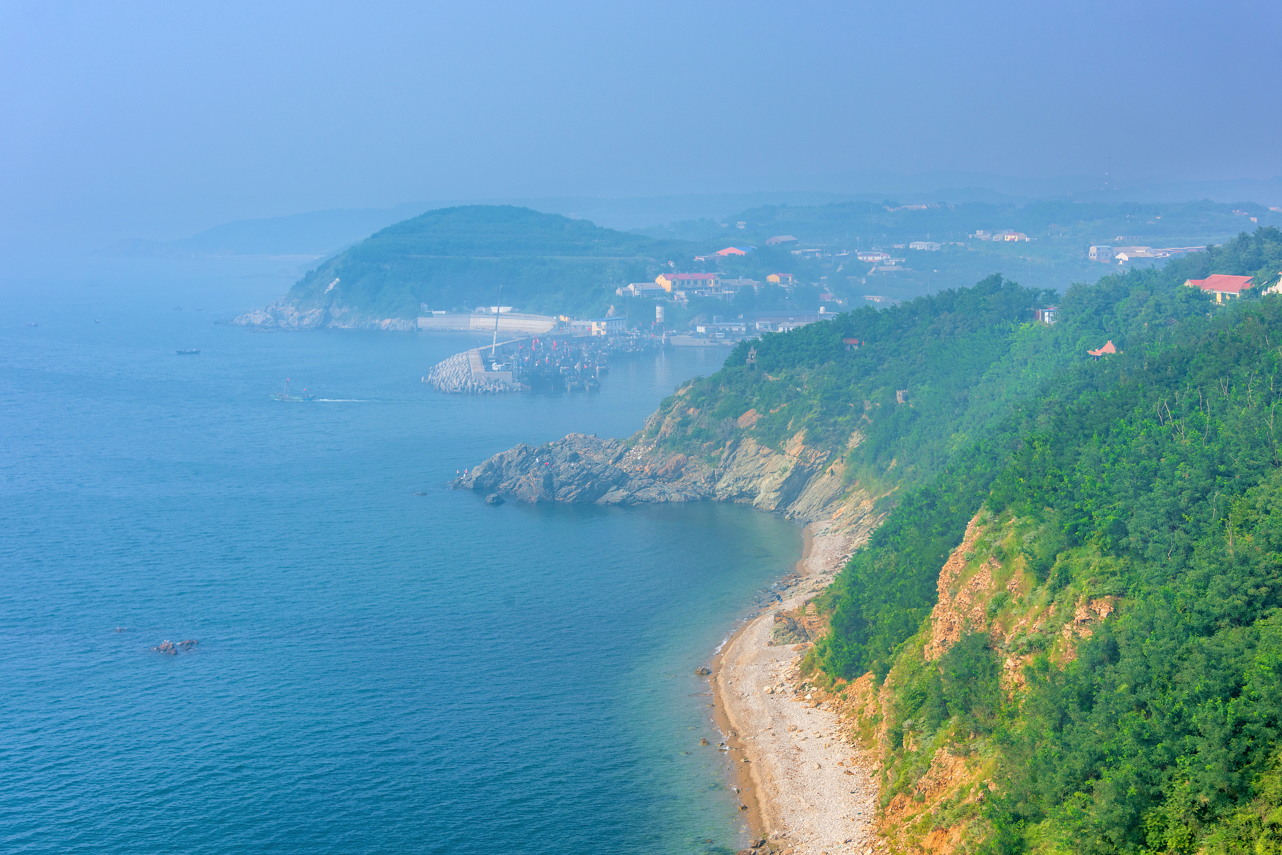 老铁山黄渤海分界线