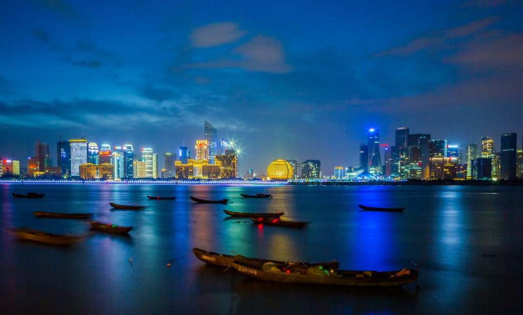 钱塘江夜游